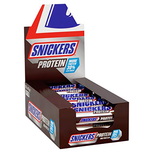Bulk Snickers Protein Bars, Chocolate & Peanuts, Vegetarian (18x47g)