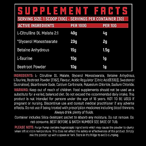 Purge Pump: Stim-Free Pre Workout for Enhanced Performance