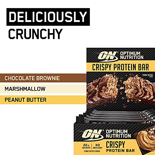 Optimum Nutrition Protein Bars, Peanut Butter Flavour (10x65g)