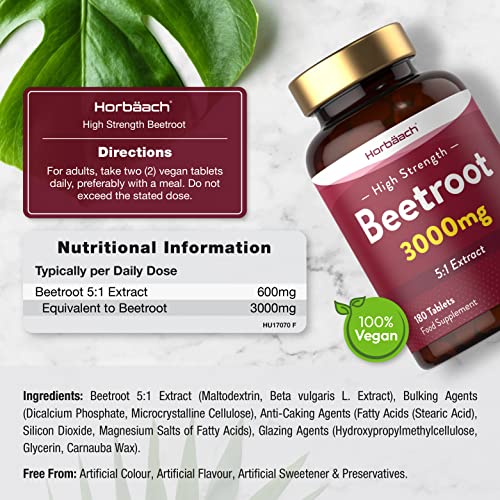 Beetroot Tablets 3000mg | High Strength Support