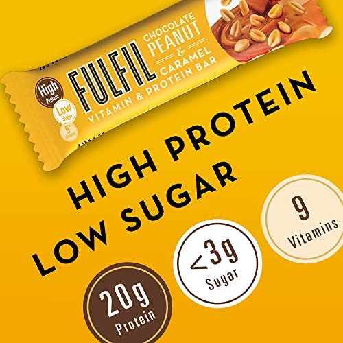 Fulfil Protein Bars - Chocolate Peanut & Caramel Flavour