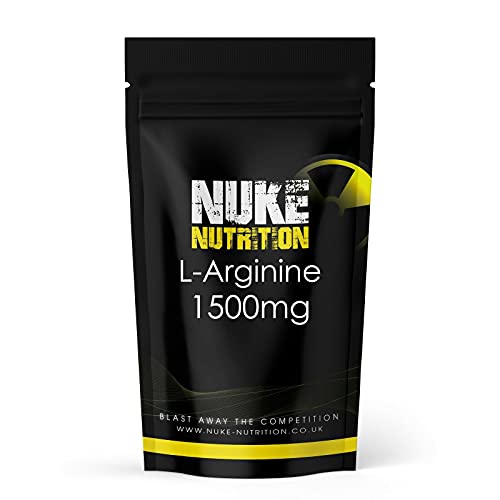 L-Arginine Capsules - 1500mg - 60 Count - Muscle Strength