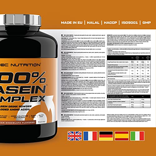 Scitec Nutrition 100% Casein Complex, Belgian Chocolate