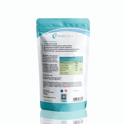 L-Arginine Pre Workout for Athletic Performance | 120 Caps