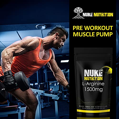 Nuke Nutrition L Arginine Capsules - Boost Muscle Strength