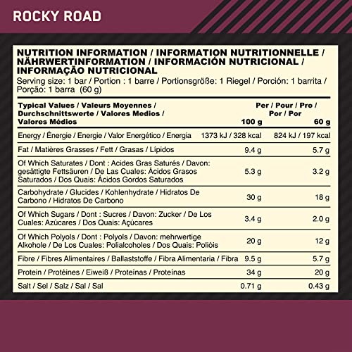 Optimum Nutrition Protein Bars, Healthy Low Carb Snacks