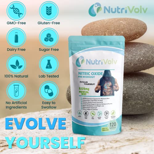 L-Arginine Pre Workout for Athletic Performance | 120 Caps