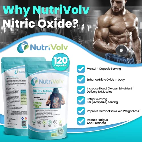 L-Arginine Pre Workout for Athletic Performance | 120 Caps