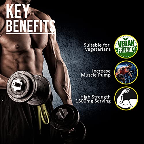 Nuke Nutrition L Arginine Capsules - Boost Muscle Strength