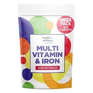 Daily Multivitamin & Iron Tablets – 360 Count