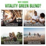 Organic Super Greens Capsules - Energy Boost Blend
