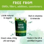 Organic Super Greens Powder for Energy & Immunity