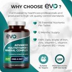 EVO Nutrition Vegan Multivitamins - 365 Tablets