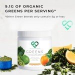Organic Greens Powder with Pea Protein & Probiotics