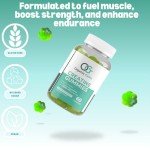 Vegan Blueberry Creatine Monohydrate Gummies, 5000mg