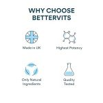 Bettervits Pure Creatine Monohydrate - Unflavoured 60 Servings
