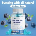 Creatine Gummies 5000mg for Muscle Growth - Blueberry