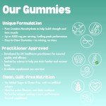 Vegan Blueberry Creatine Monohydrate Gummies, 5000mg