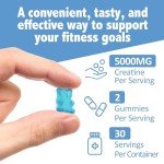 Creatine Gummies 5000mg for Muscle Growth - Blueberry