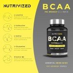 Nutrivized BCAA + Glutamine - 90 Vegan Capsules