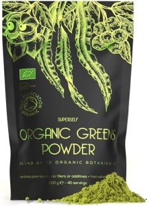 SuperSelf Organic Super Greens Powder with Matcha