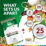 Daily Multivitamin Tablets for Men & Women - 180 Count