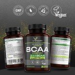 Vegan BCAA Tablets - 1500mg, 180 Tablets