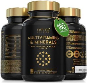 A-Z Multivitamins with Turmeric - 180 Vegan Tablets