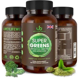Super Greens with Matcha & Superfoods - 60 Veggie Caps