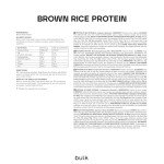 Unflavoured Vegan Brown Rice Protein Powder - 1 kg