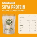 Pulsin Unflavoured Vegan Soya Protein Powder 250g
