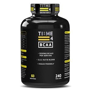Time 4 BCAA - 240 Vegan Capsules for Muscle Growth