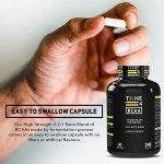 Time 4 BCAA - 240 Vegan Capsules for Muscle Growth