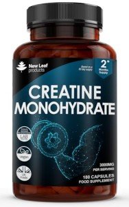 3000 mg Vegan Creatine Capsules - 180 Count