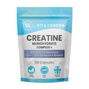 Creatine Monohydrate with BCAAs + Electrolytes 120 Capsules