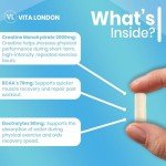 Creatine Monohydrate with BCAAs + Electrolytes 120 Capsules