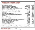 Daily MultiVitamin and Mineral Supplement - 365 Tablets