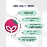 Healthxcel Green Charge Organic Greens Powder 150g