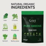 Pure Greens Superfood Powder - Organic Plant Blend