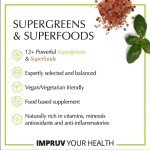 Impruvit Supergreens Superfood Vegan Capsules 60 Count