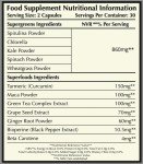 Impruvit Supergreens Superfood Vegan Capsules 60 Count