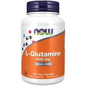 Now Foods L-Glutamine 500mg Vegan Capsules