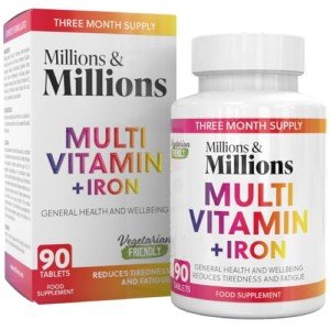 Millions & Millions Multivitamin & Iron - 90 Tablets