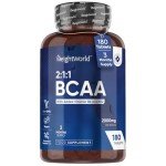 BCAA Tablets 2000mg - 180 Count Bundle