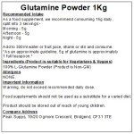 Pure L-Glutamine Powder - 1kg Sports Supplement