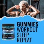 Creatine Gummies 5000mg - Blueberry Flavor 120 Count
