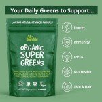 Organic Vegan Greens Powder - Superfood Blend (270g)