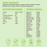 Organic Vegan Greens Powder - Superfood Blend (270g)