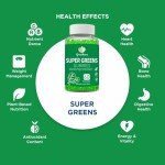 Daily Greens Gummies with Spirulina & Probiotics