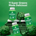 Daily Greens Gummies with Spirulina & Probiotics